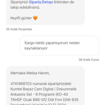 Kargo Takip Sorunu Ve Yanıltıcı Bilgilendirme