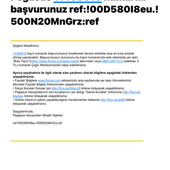 Pegasus Flex İade Sorunu: Müşteri Hizmetleri Yanıt Vermiyor