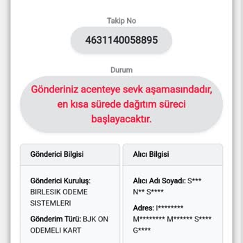 Kart Siparişim Neden Hâlâ Gelmedi?