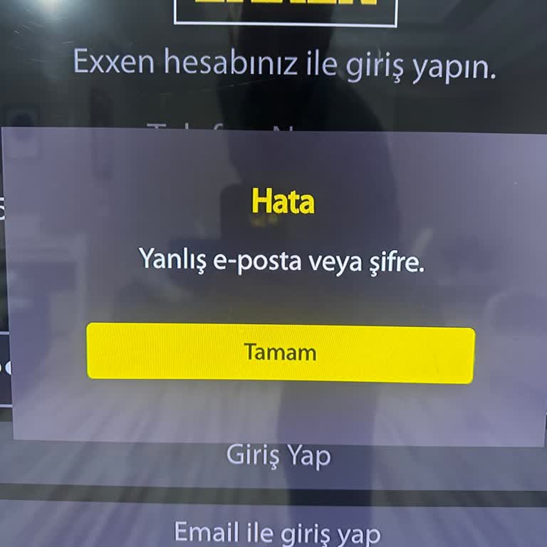 Exxen TV Uygulamasında Giriş Sorunu Ve Çözüm Eksikliği