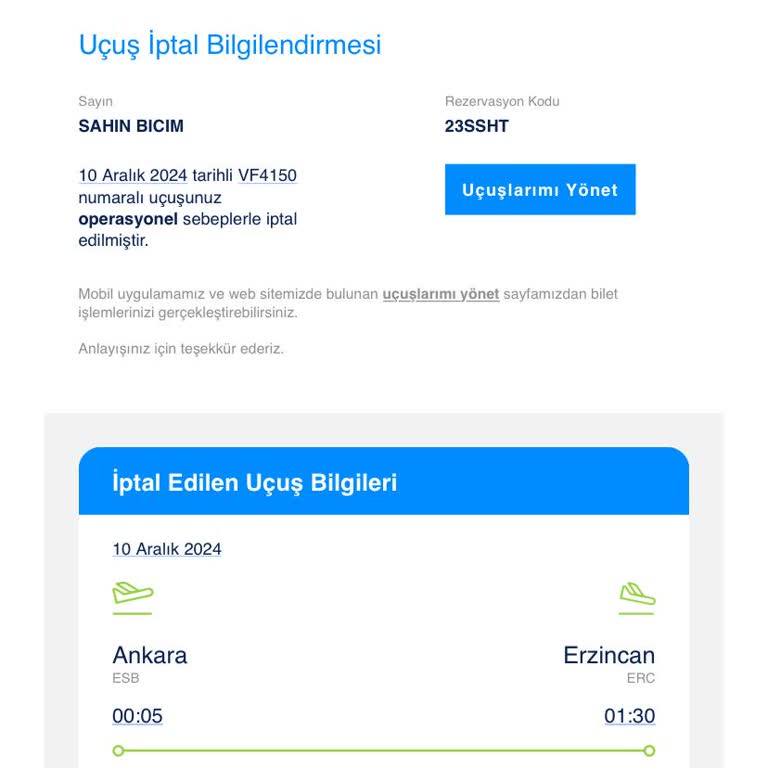 Uçuş İptali Ve Valiz Sorunu: Müşteri Mağduriyeti