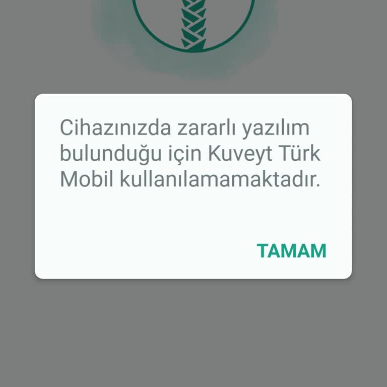 Kuveyt Türk Mobil Uygulamasında Zararlı Yazılım Sorunu