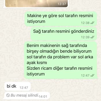 Çamaşır Makinesi Hasarı Ve Servis İlgisizliği