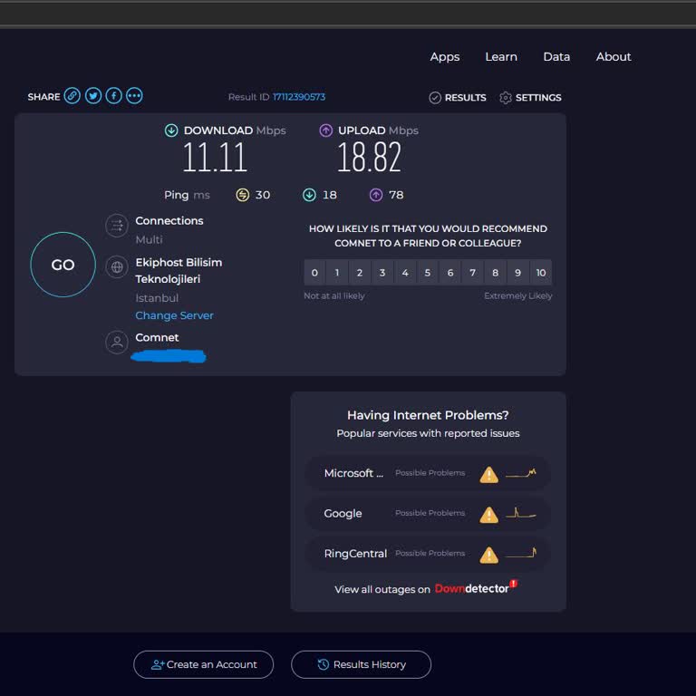 Comnet'de Uzayan İnternet Sorunları Ve İletişim Eksikliği