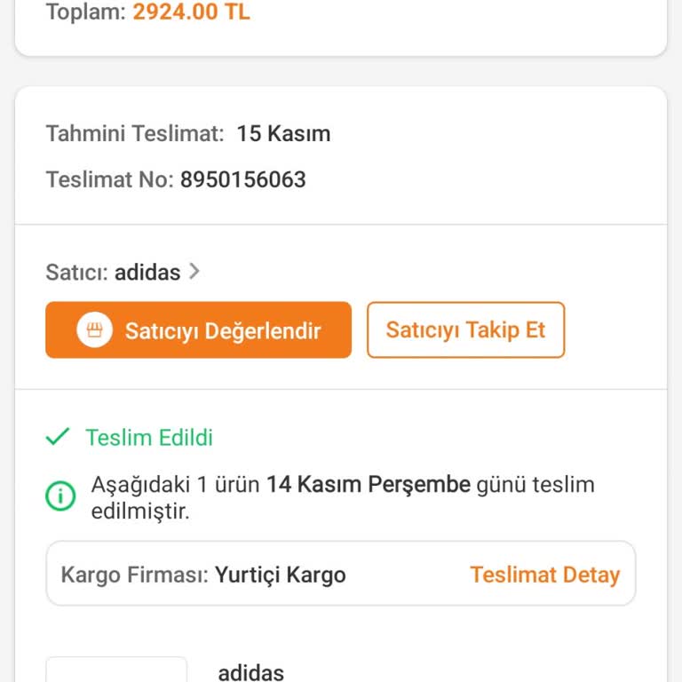 Trendyol'dan Alınan Üründe İade Sorunu