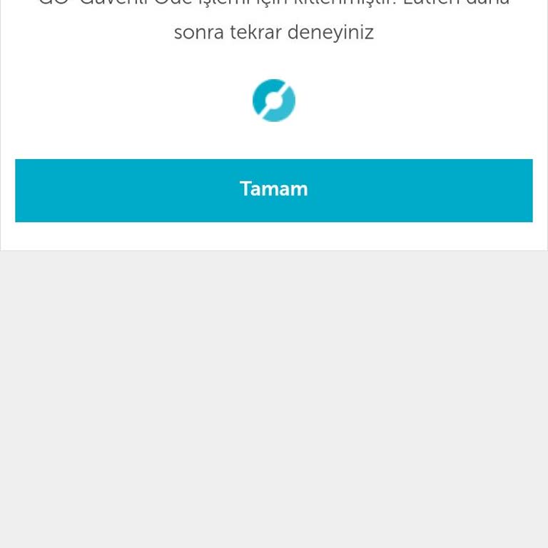 3D Secure Kodu Sorunu Ve Bloke Olan İşlem