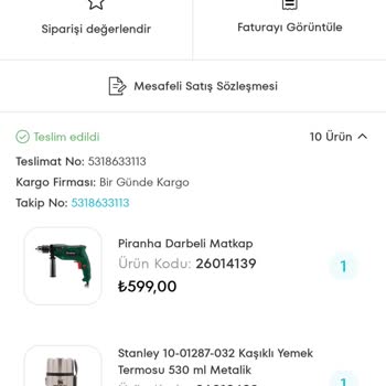 Eksik Ürün Teslimatı Ve İletişim Sorunları