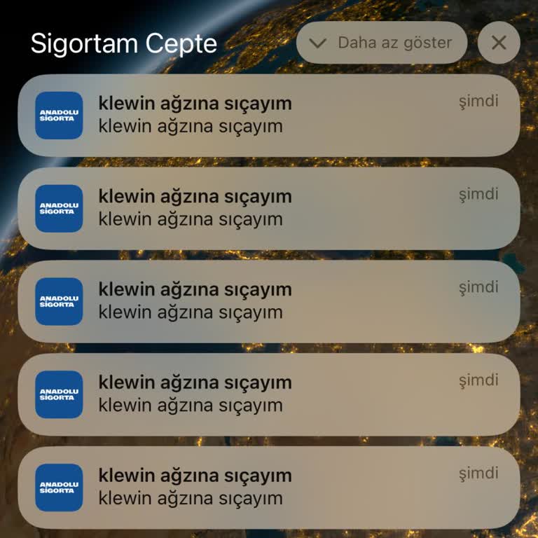 Anadolu Sigorta'dan Gelen Anlaşılmaz Bildirim