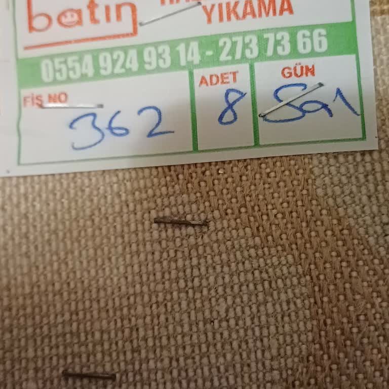 Batın Halı Ve Koltuk Yıkama Halılarımı Islak Bir Şekilde Geri Getirdiler