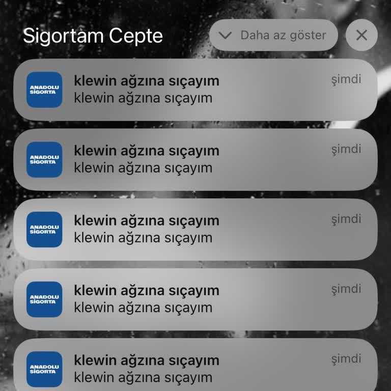 Anadolu Sigorta Uygulamasından Şaşırtıcı Bildirimler