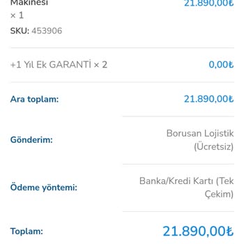 Başarı Pazarlama Sitesinde İptal Edilen Siparişin Para İadesi Sorunu