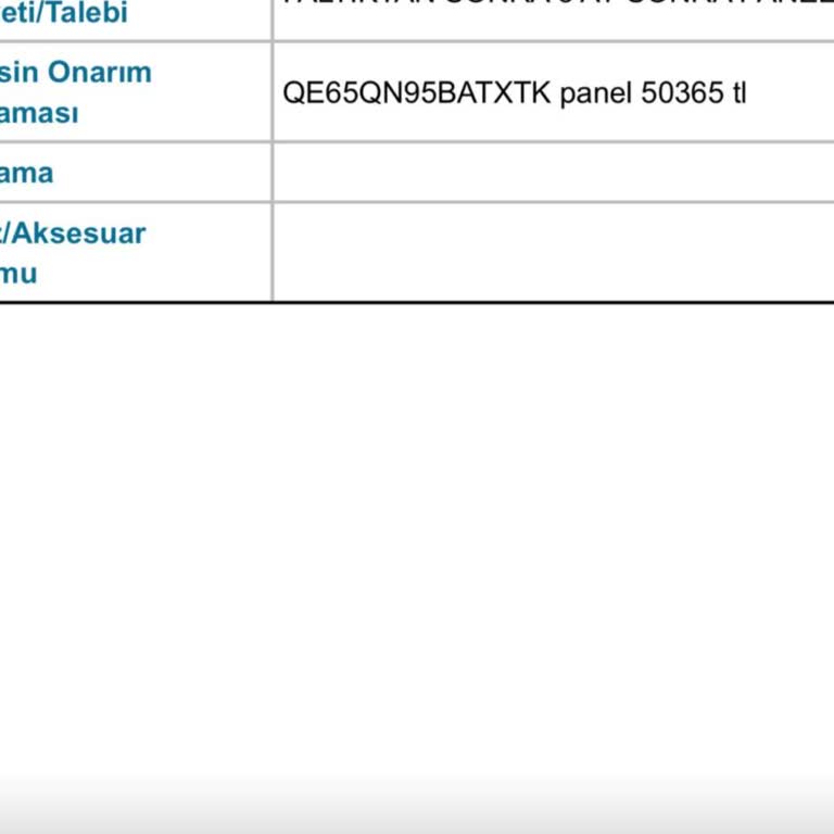 Samsung TV'de Kronik LED Sorunu Ve Yüksek Servis Ücreti