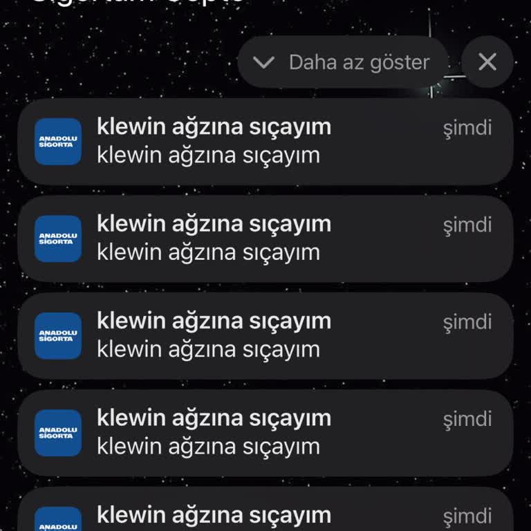 Uygulama Üzerinden Gelen Uygunsuz Mesajlar