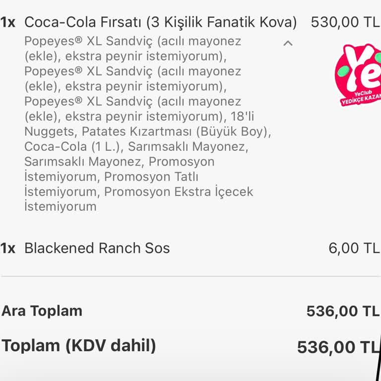 Popeyes Siparişlerinde Sürekli Eksiklik Ve Soğuk Ürün Sorunu