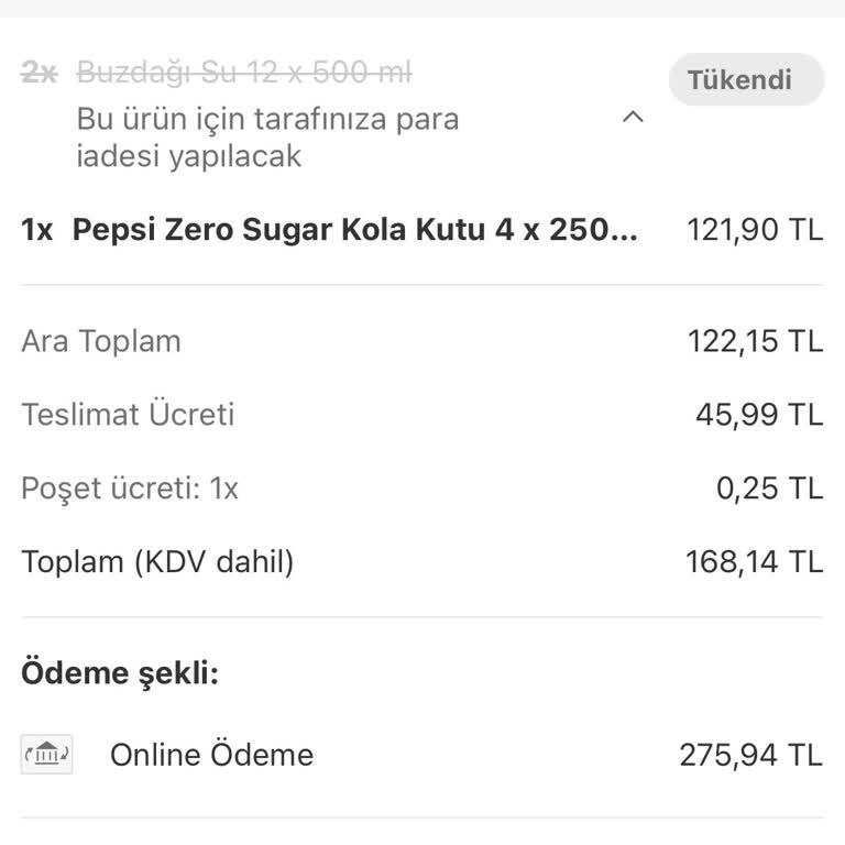 Eksik Teslimat Ve Yetersiz Müşteri Hizmeti