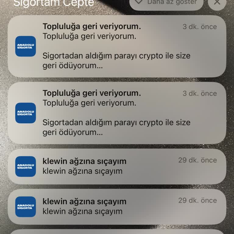 Anadolu Sigorta Uygulamasının Absürt Mesajları Ve Yetersiz Müşteri Hizmeti