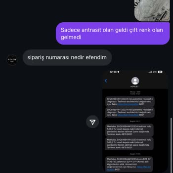 Yanlış Ürün Gönderimi Ve İlgisizlik
