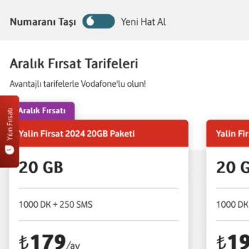 Vodafone'un Kasım Fırsatları Mağduriyeti: Taahhütlü Paket Fiyatında Şok İndirim!