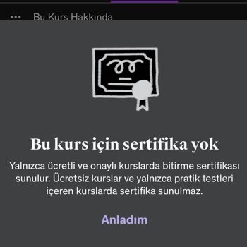 Sertifika Beklentisi Karşılanmadı