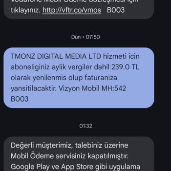 Onaysız Ceptefun Aboneliği Ve Haksız Ücretlendirme