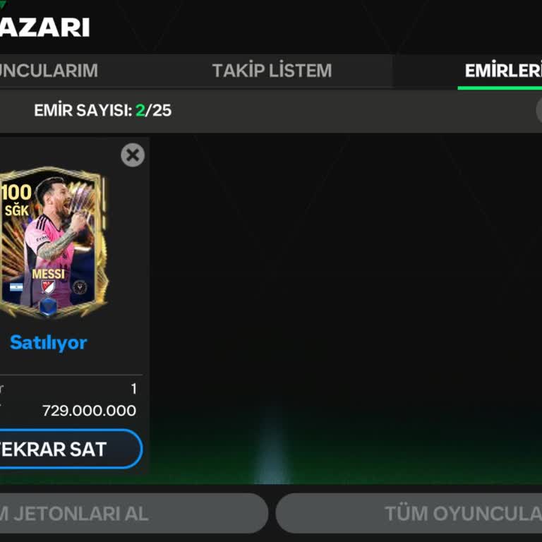 Fc 24 Mobile'da Oyuncu Satış Sorunu