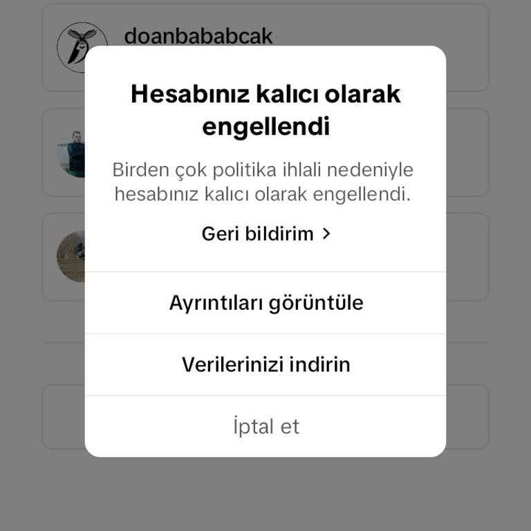 TikTok Hesap Kapatma Ve Taraflı Davranış