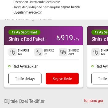 Vodafone'un Yüksek Fiyat Artışı Ve İlgisiz Müşteri Hizmetleri
