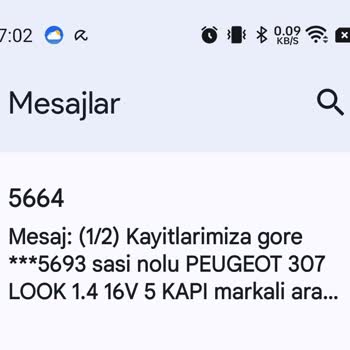 Sürekli Gelen Hasar Sorgu Mesajlarıyla Mağduriyet