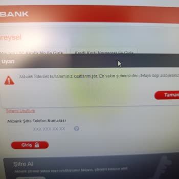 Akbank Mobil Kısıtlamasıyla Mücadele