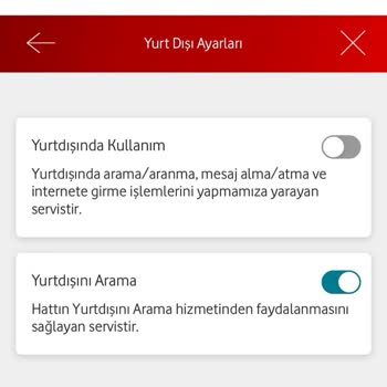 Yurt Dışı Kullanım Kapalıyken Faturaya Ek Ücret Yansıtılması