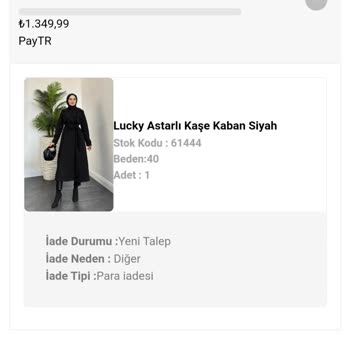 İptal Edilemeyen Sipariş Ve İade Sorunu