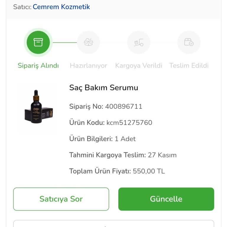 Kargoya Verilmeyen Ürün Ve İletişim Sorunları