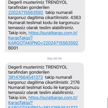 Sürat Kargo'nun Teslimat Sorunları Ve Gecikmeler
