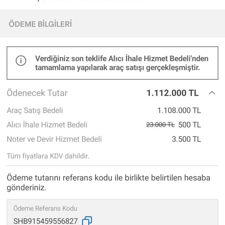 Araç İhalesinde Yanıltıcı Hasar Kaydı Ve Fazla Ücret Talebi