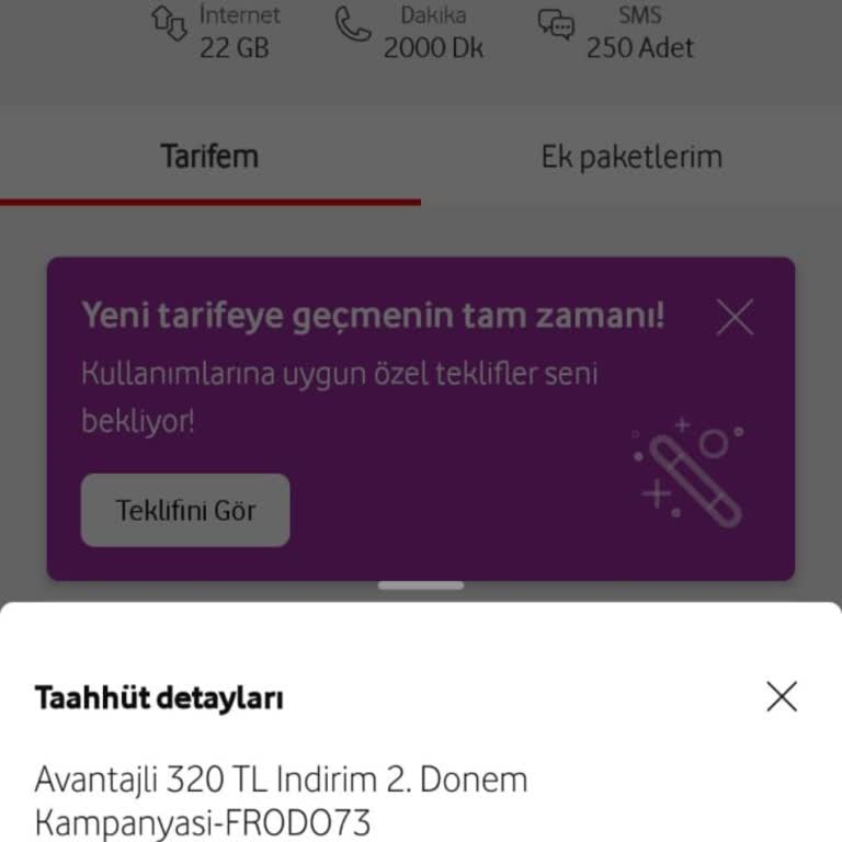 Vodafone'dan Sözleşme Şoku: Cayma Bedeli Mağduriyeti