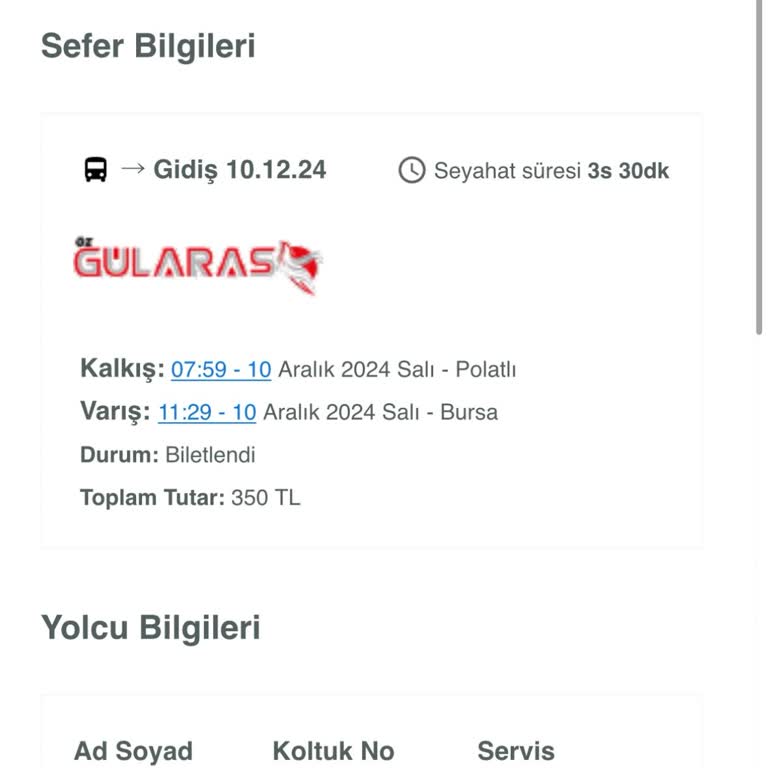 Gülaras İle Yolculukta Güvensizlik Ve İletişim Sorunları