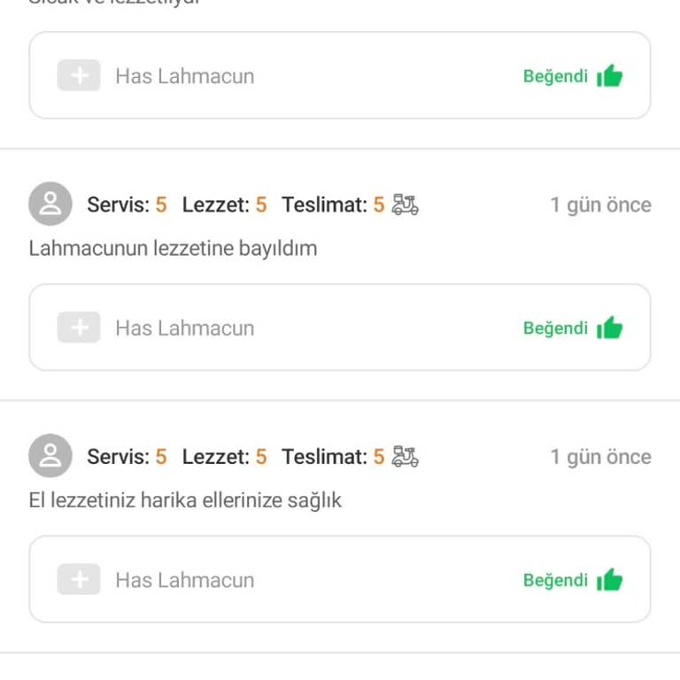 Trendyol Yemek Uygulamasında Sahte Değerlendirme Sorunu