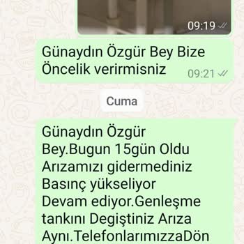 Kombi Basıncı Ve Su Kaçağı Sorunu