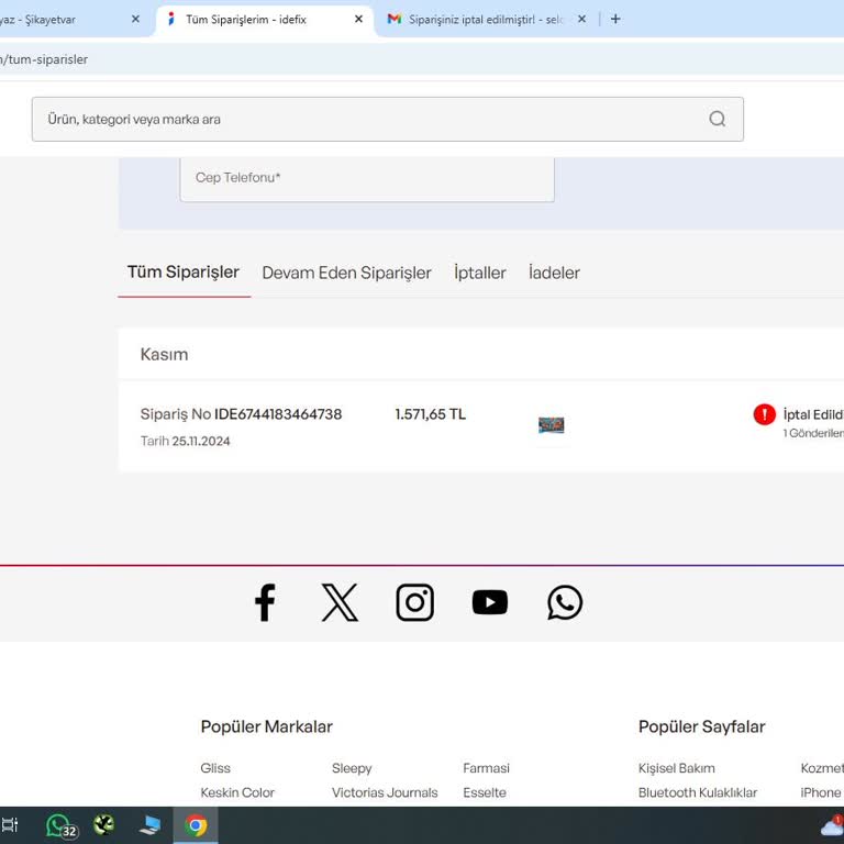 İade Edilmeyen Ücret Ve Çözümsüz Müşteri Hizmeti