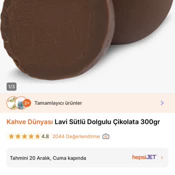 Kahve Dünyası Hepsiburada'dan Sipariş Ettiğim Çikolata 11 Gündür Kargolanmadı