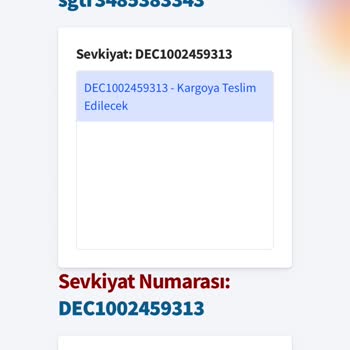 Sipariş Takibi Ve İletişim Sorunları