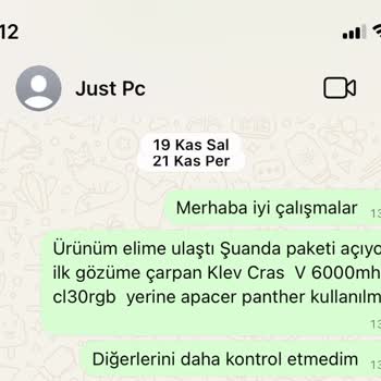 Yanlış Ürün Ve İlgisiz Müşteri Hizmetleri