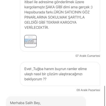 Yanlış Ürün Ve İlgisiz Müşteri Hizmetleri
