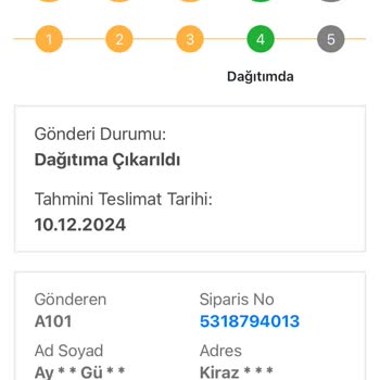 A101 Kargo Problemleri Ve İptal Edilen Sipariş