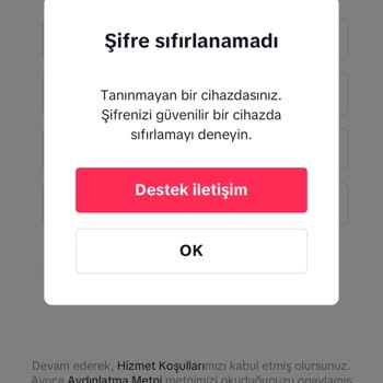 TikTok Hesabına Erişim Sorunu