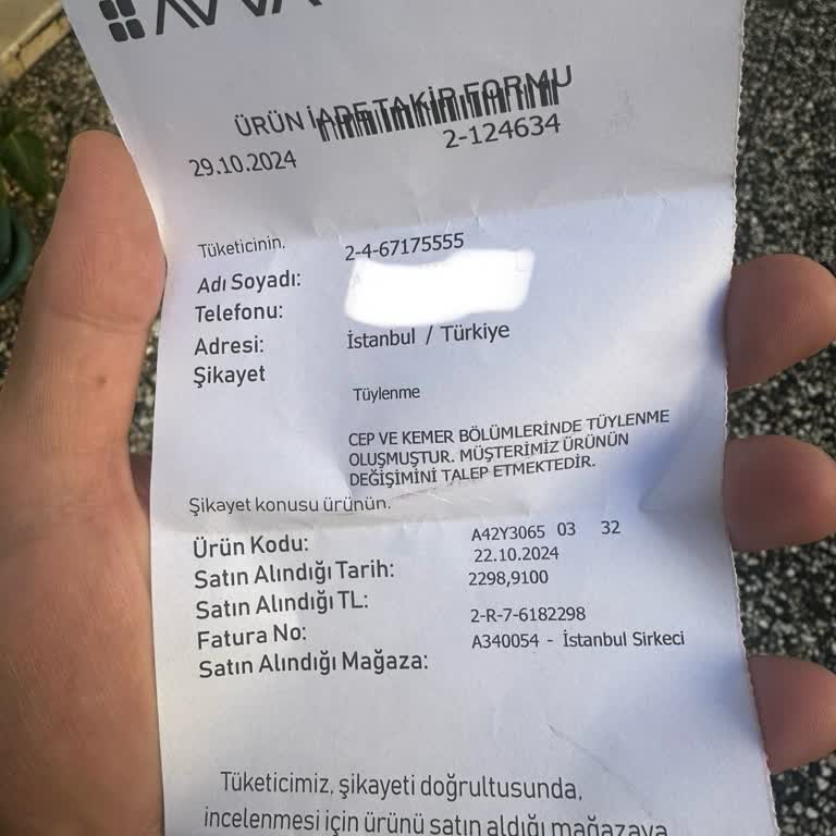 Avva Ürün Kalitesi Ve Müşteri Hizmetleri Hayal Kırıklığı