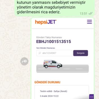 Hepsijet Kargo Çalışanının Dikkatsizliği