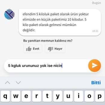 Eksik Ürün Ve İlgisiz Müşteri Hizmetleri