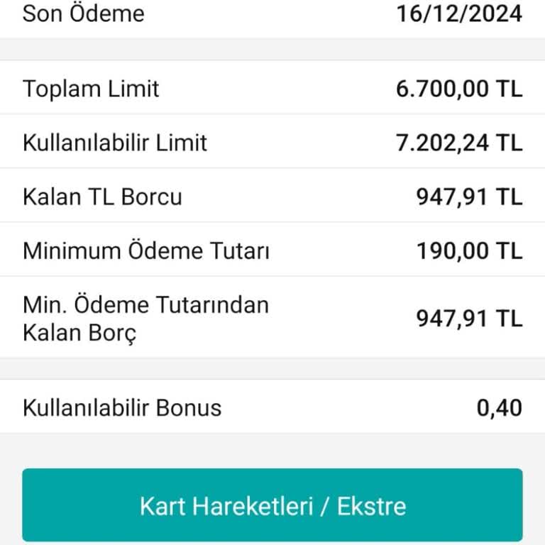 Kredi Kartı Kapatma Ve Nakit İade Sorunu