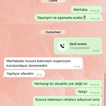 Geciken Teslimat Ve Kötü İletişim Krizi